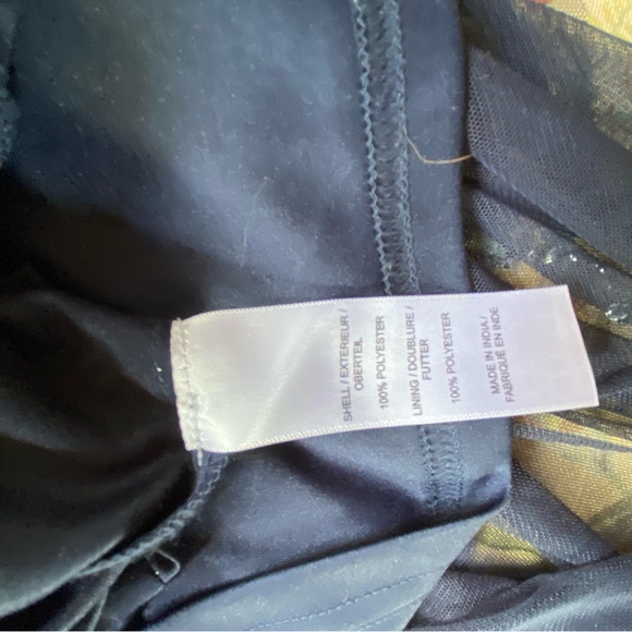 Adrianna Papell Women's Short-Sleeve Grid Beaded Gown - Picture 4 of 16